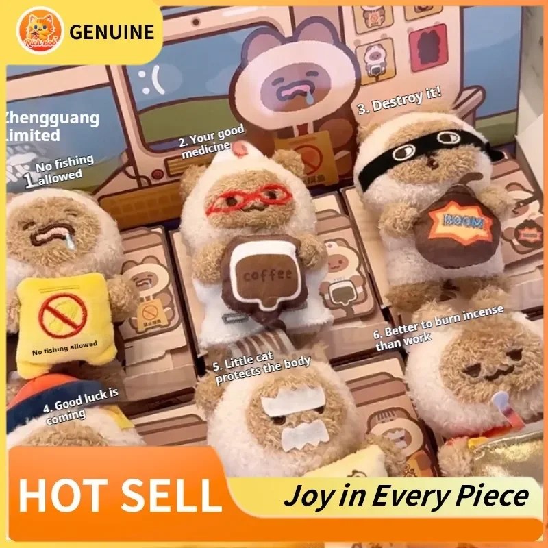 

Genuine Kitten And Puppy Infinite Life Blind Box Game Series Plush Computer Decoration Dolls Kawaii Trendy Surprise Girls Gifts