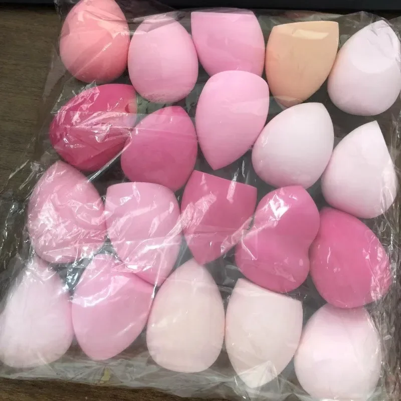 1/4/7PCS Beauty Eggsoaked Water to Make It Bigger and Dry and Wet Dual-Purpose Makeup Sponge Liquid Foundation Without Rubbing M