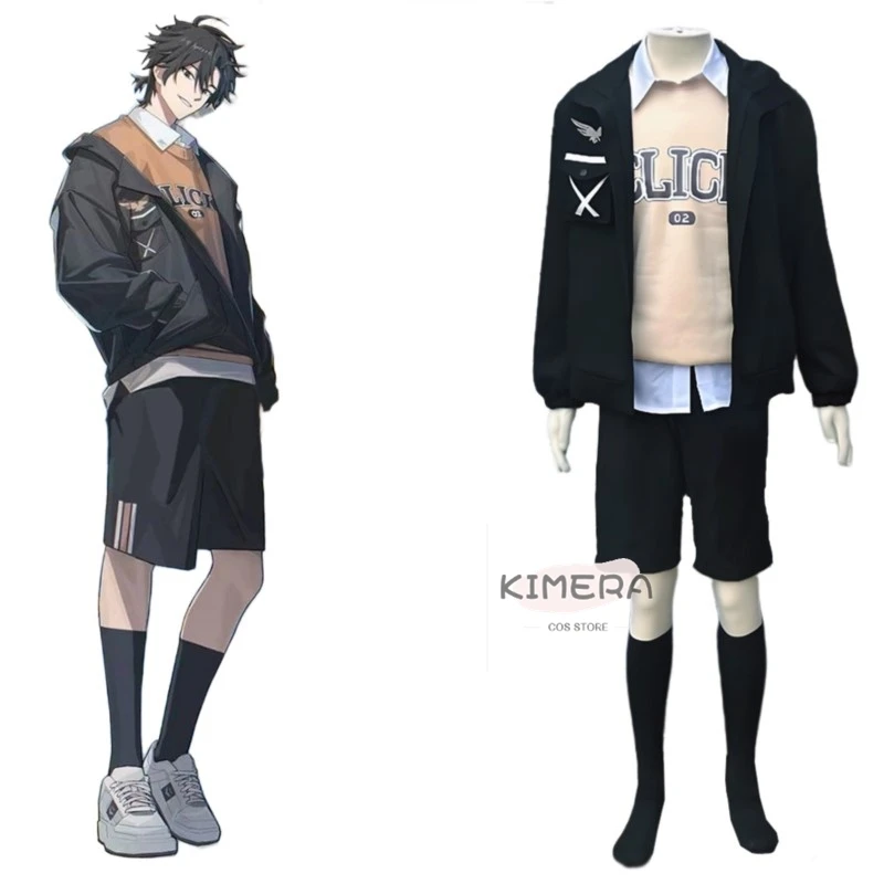 

Link Click Bridon Arc Charles Cheng Xiaoshi Toki Jeong Siwoo Cosplay Coat Costume Shorts Anime Halloween Unisex Cosplay Outfit