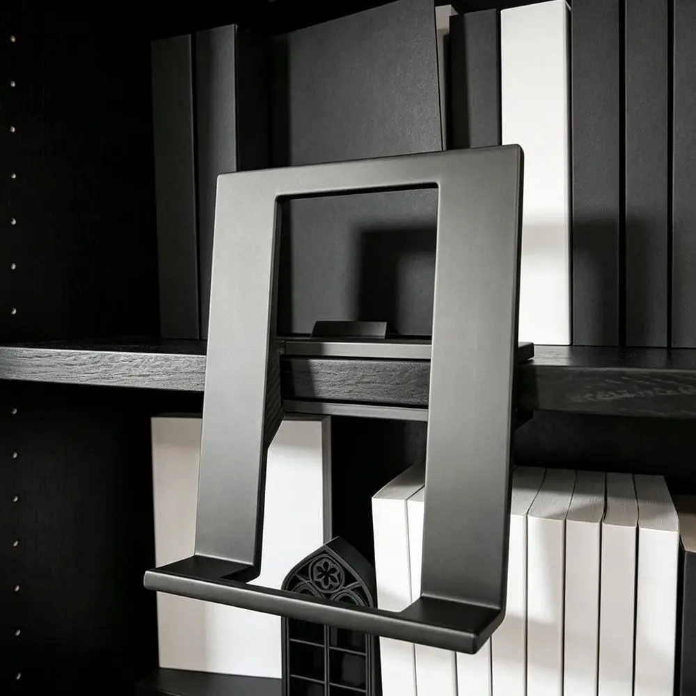 Clamp-On Floating Book Display Stand No-Drill Installation Space Saving Bookshelf Display Stand Invisible Floating Book Holder