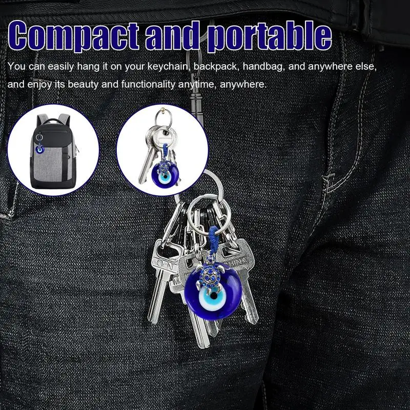 Blue Eyes Keychain Blue Eyes Keychain Durable Blue Eyes Keychain With Bright Color And Smooth Surface For Car Key Pendant Key