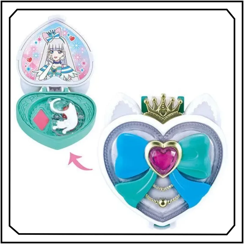 

Pretty Cure Hairpin Gashapon Bandai Cute Creativity Cat Transform Accessories Children's Day Gift
