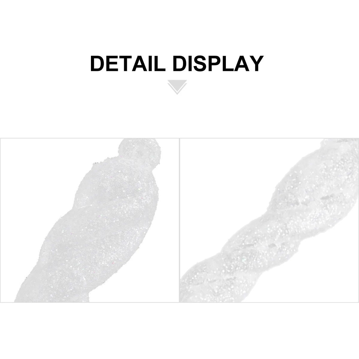 

Artificial Pendant Christmas Garlands Holiday Decor Window Decoration Clear Ornaments