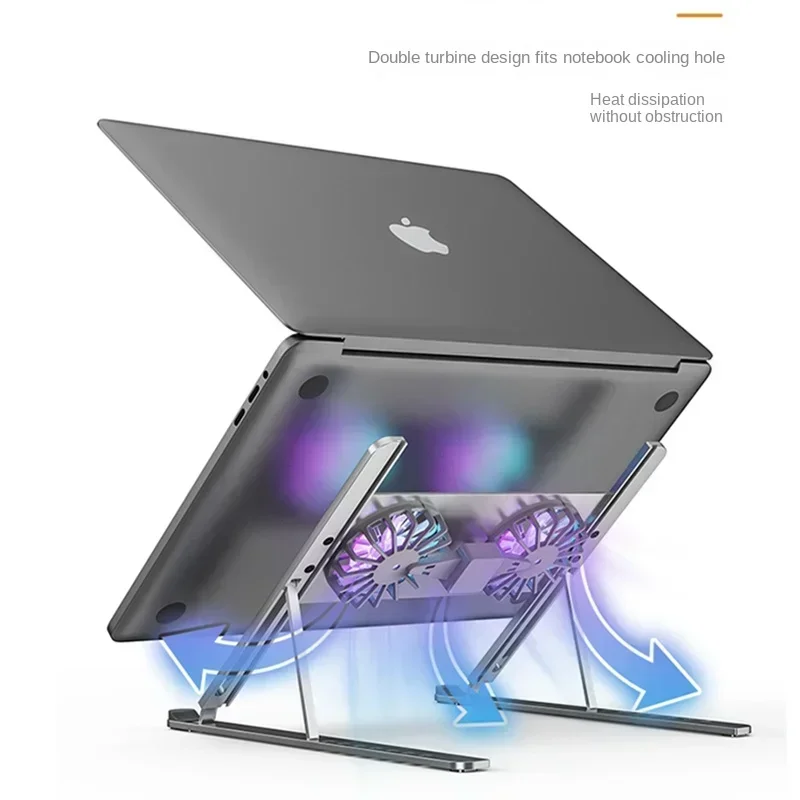 Laptop stand cooling adjustable folding aluminum alloy stand Tablet cooling computer 16-inch accessories for Macbook Pro iPad