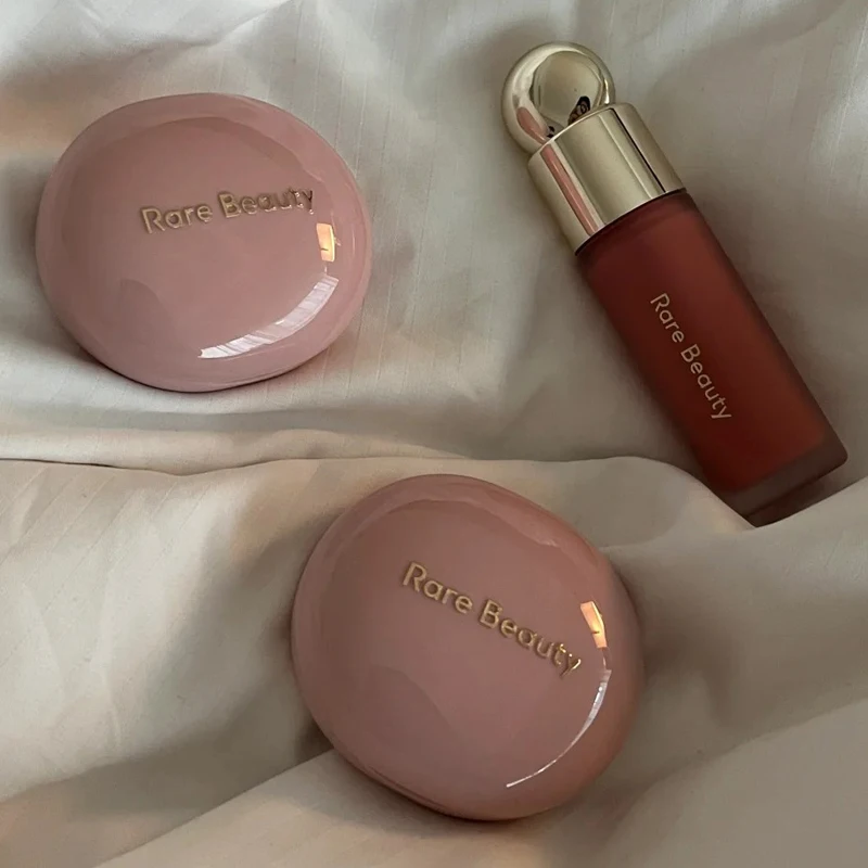 New Fashion ROSE BEAUTY Polvere fissante con fard liquido a specchio Idratante Smalto labbra impermeabile a doppio uso Rouge Trucco liscio