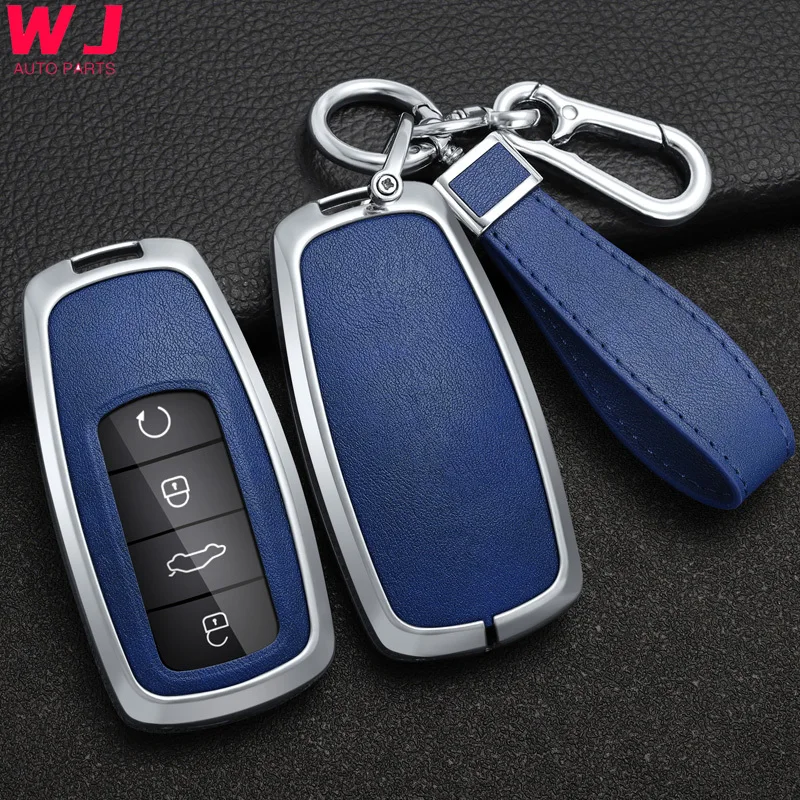 

Metal Leather Car Smart Remote Control Key Case For Chery Tiggo 8 Pro Tiggo 8plus New Arrizo 5 Plus 7pro Accessories