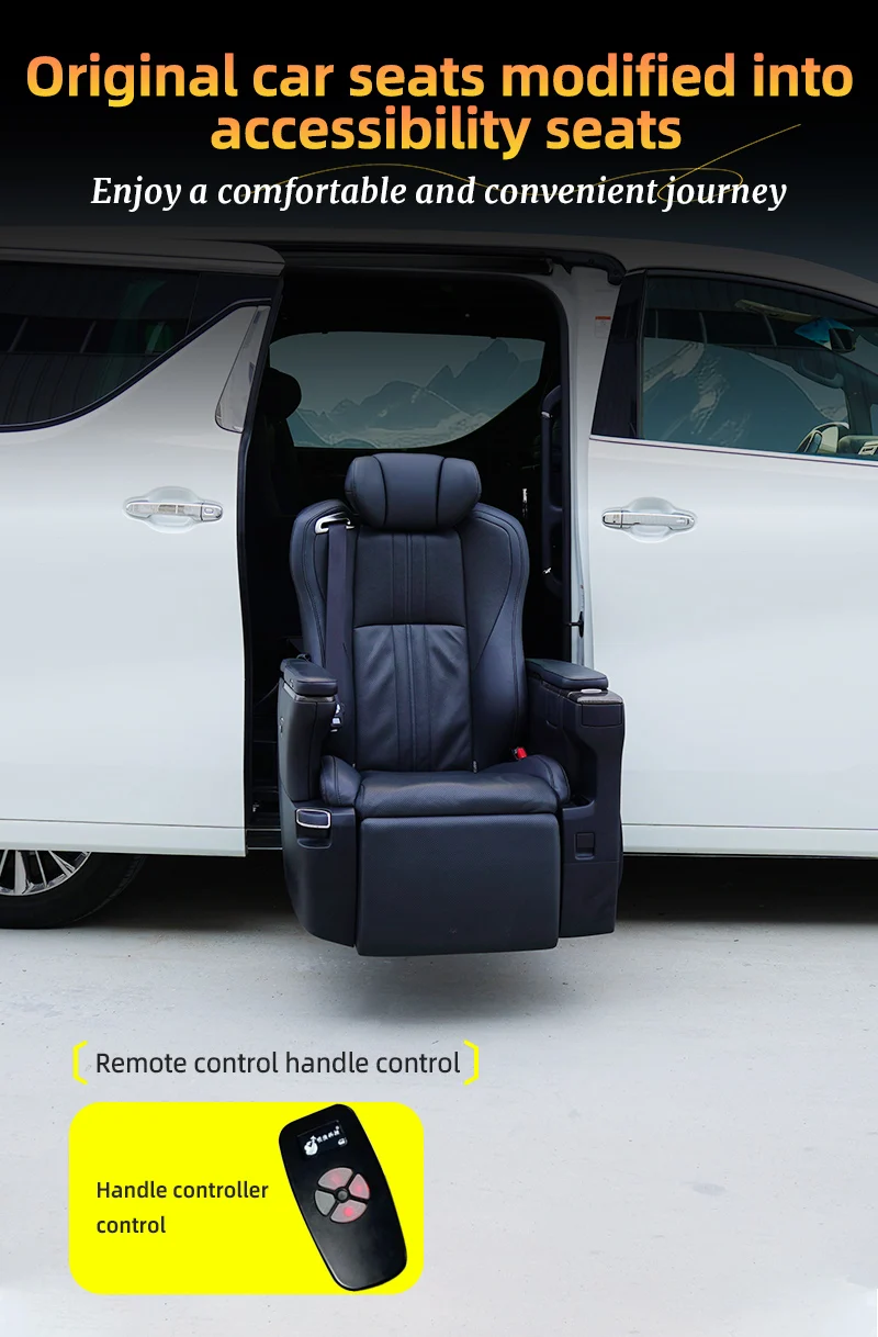 Wheelchair Handicap Disabled Van Seat Lift Electric Transfer Aid Mobility Vehicle Access Accessory