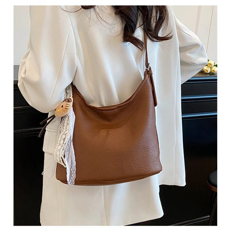 

Женская сумка через плечо из овчины с повседневным высококачественным легким мягким повседневным изысканным стилем ​