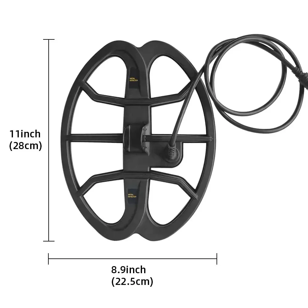 Metal Detector Accessories 19.2khz 11 Inch Search Coil with Screw Professional Waterproof for GT800 GT850 GX850 TC600