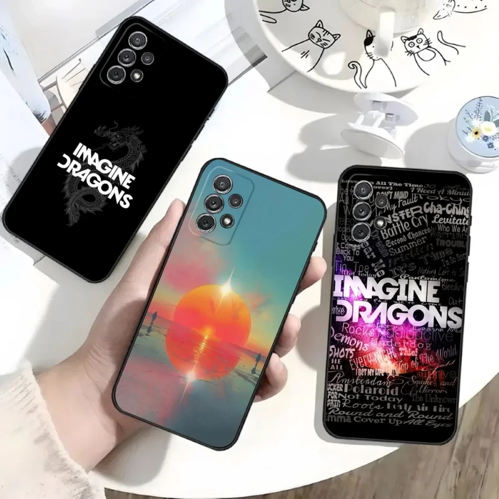 I-Imagine D-Dragons Night Visions Phone Case For Samsung S25,S24,S21,S22,S23,S30,Ultra,S20,Plus,Fe,Lite,Note,10 Black Soft Shell