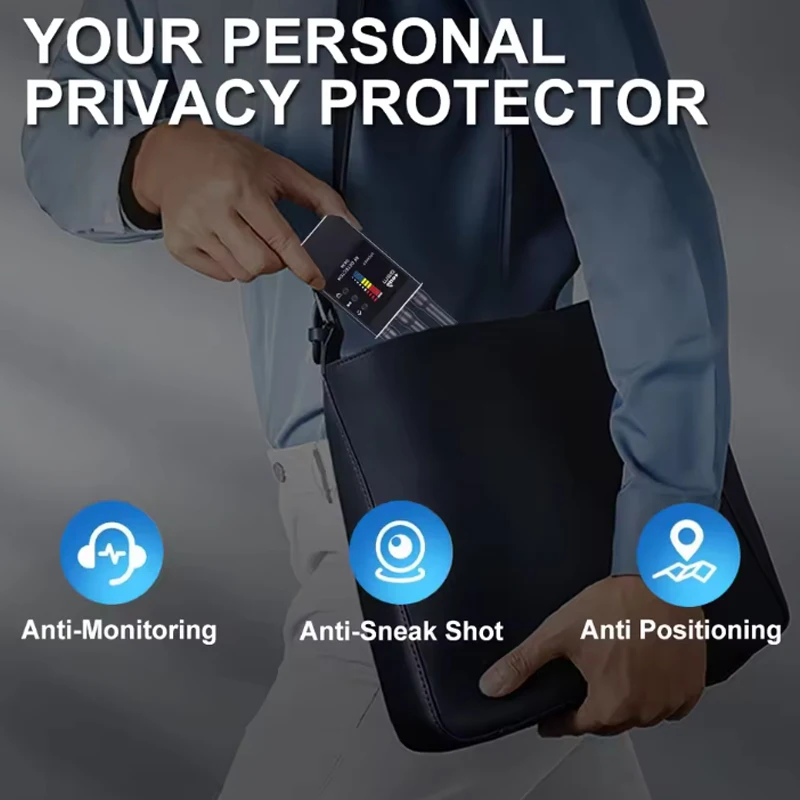 อาหารแอบมองที่เครื่องตรวจจับกล้อง GPS tracker การตรวจจับกล้องที่ซ่อนอยู่อุปกรณ์ดักฟัง Military Professional Edition