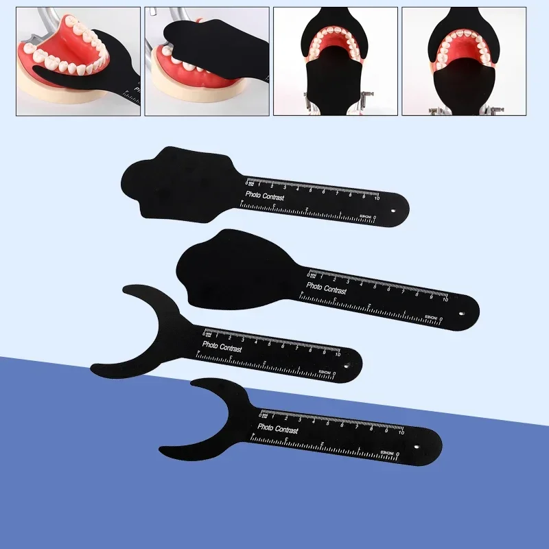 Dental Oral Imaging Black Background Palatal Contrast Photo Kit for Shade Matching and Documentation