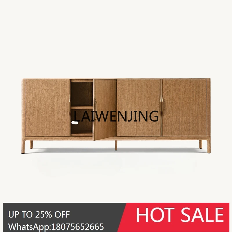 rural retro solid wood dining side cabinet restaurant storage cabinet