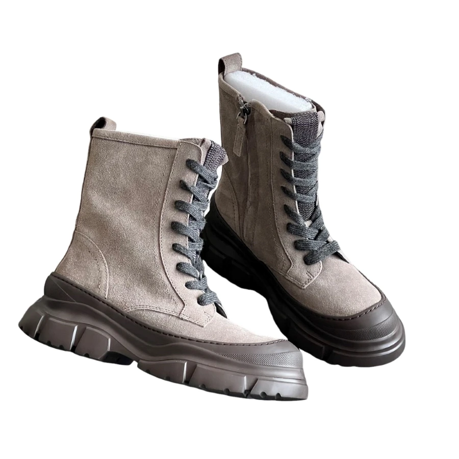 Low Heel Boots for Women – Perfect for Work and Long Block Heel Boots – Stable, Comfortable, and Professional Shoes AL1720