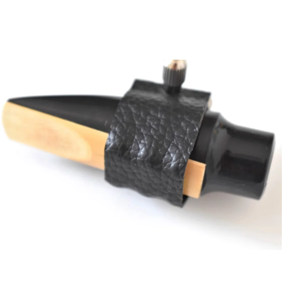 PU Leather Soprano B Clarinet Rubber Mouthpiece Ligature Musical Wind Instrument Parts Saxophone Accessories