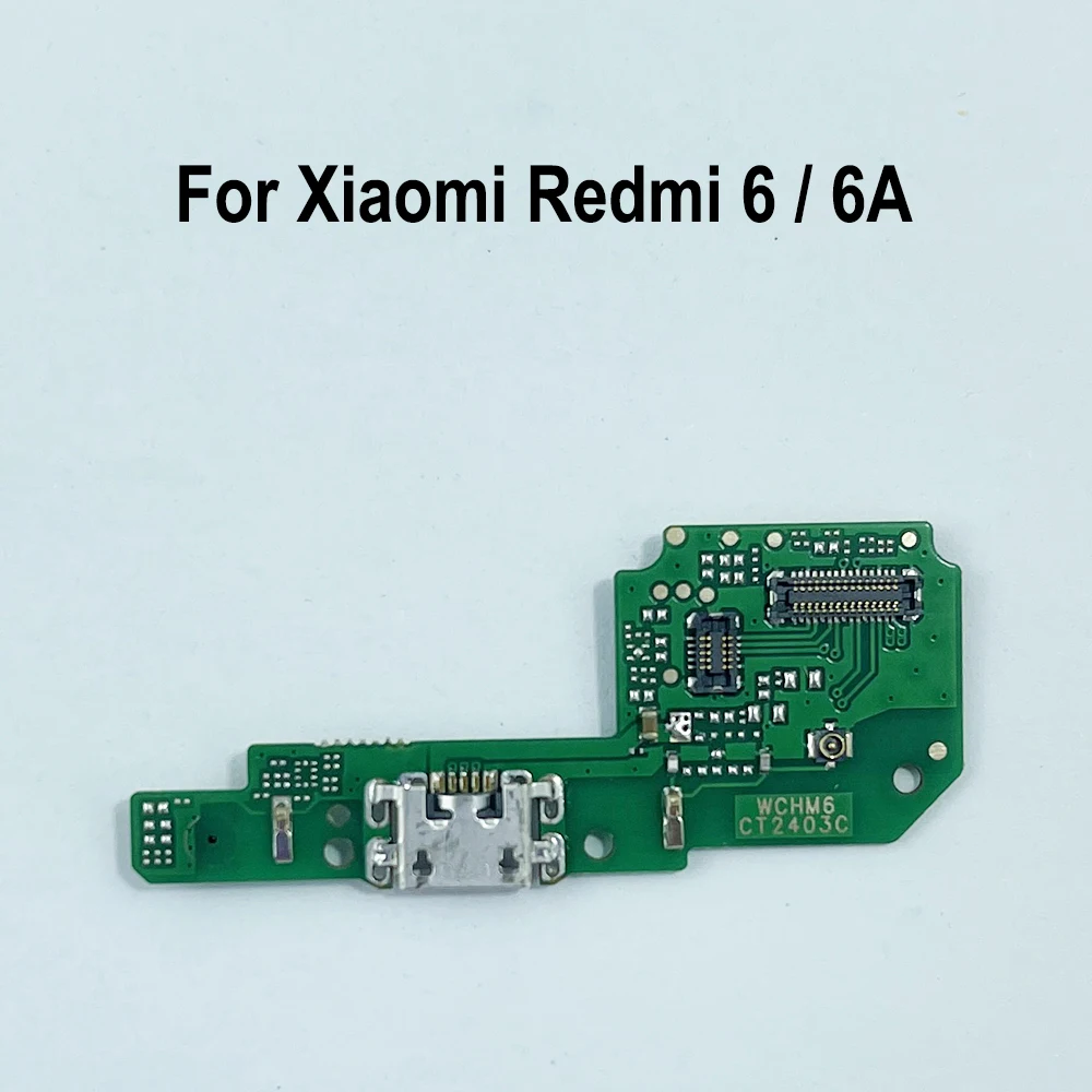 

GEFEBSI USB-порт для зарядки, гибкий кабель, разъем для Xiaomi Redmi 6A/Redmi 6, запасные части для зарядной платы