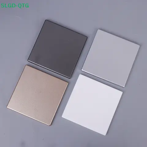 Quente! Painel Decorativo Autoadesivo para Tomada e Interruptor, Tampa de Furo de Parede em ABS, Painel Universal em Branco, Acessório Doméstico