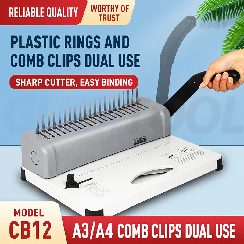 Manuel Ciltleme Makinesi A4 A3 - Binding Machine Comb incelemesi ve fiyatı