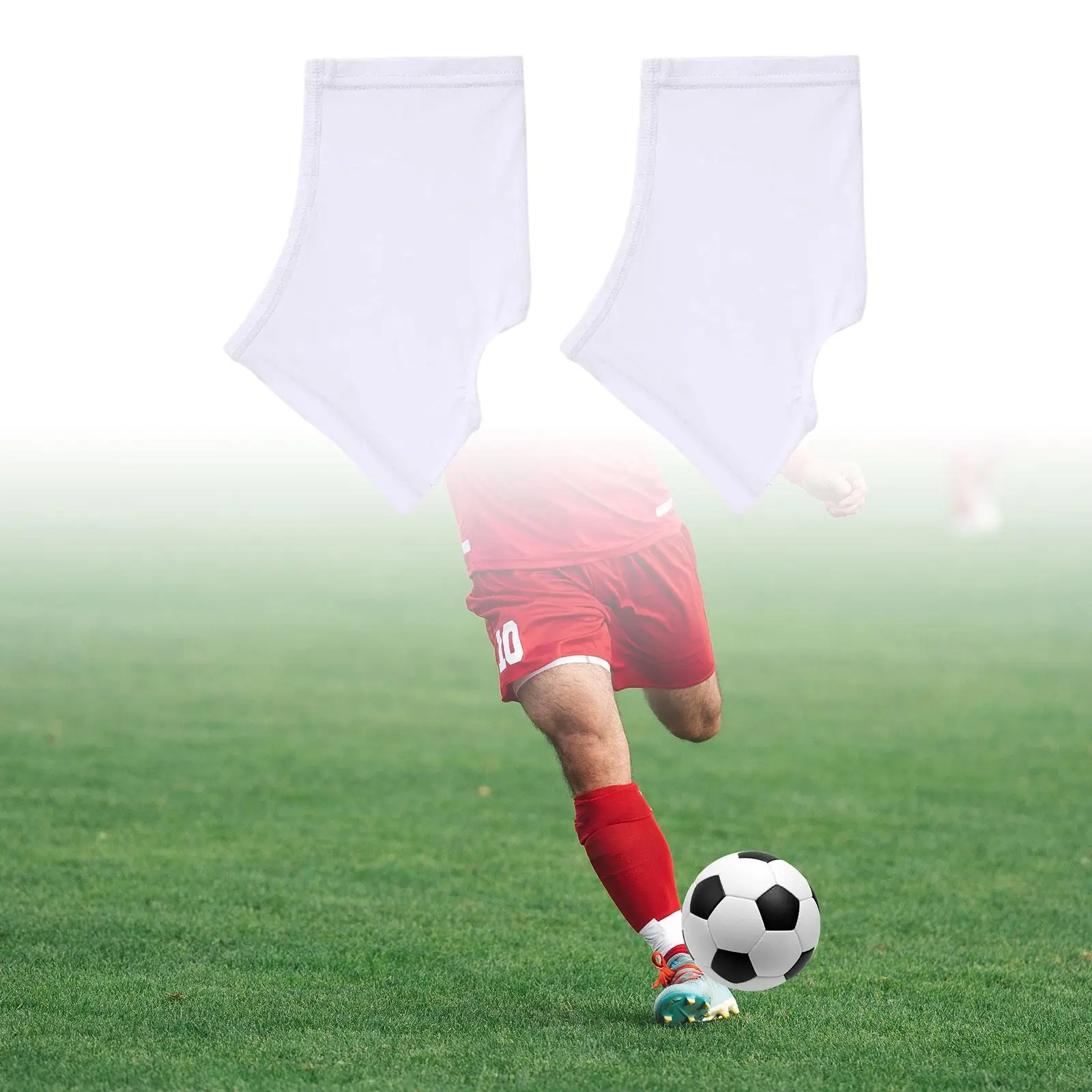 

2 Pieces Spats Cleat Sleeves Nonslip Youth for Field Hockey Turf Reusable Soccer Baseball Football Bike Sleeves Cleat Socks