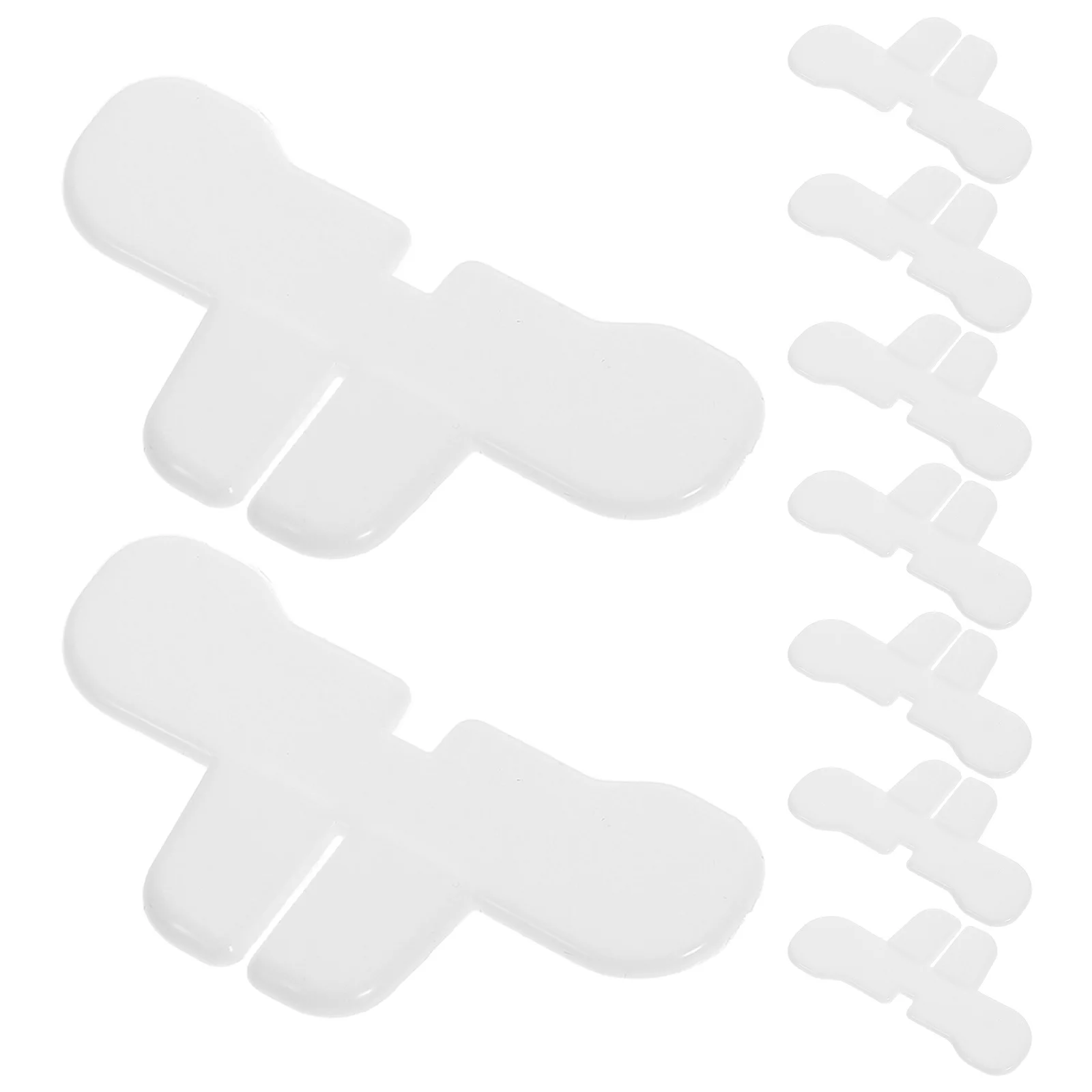 10개입 가짜 토끼 이빨 사실적인 실리콘 토끼 이빨 할로윈 광대 코스프레 파티 의상 액세서리 남녀용