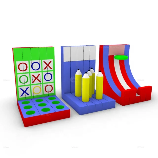 

Ткань Оксфорд или ПВХ 2/3/4/5/6/7/8 в 1, стрельба по баскетболу, метание оси TIC TAC TOE, доска для дартса, игры MULTI, надувной карнавал