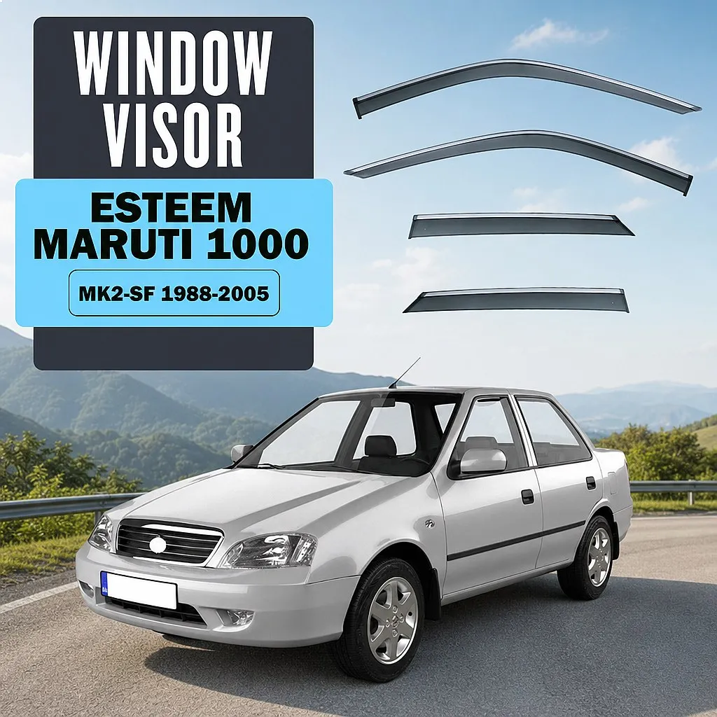 

For Suzuki Maruti Esteem 1000 1998-2015 Car Window Visor Rain Sun Shade Side Shield Auto Accessories