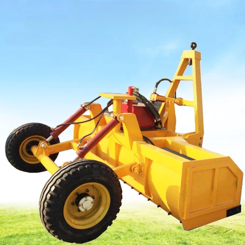 3.5 meters wide tractor grader, soil ploughing and scraping equipment, satellite flat scraper