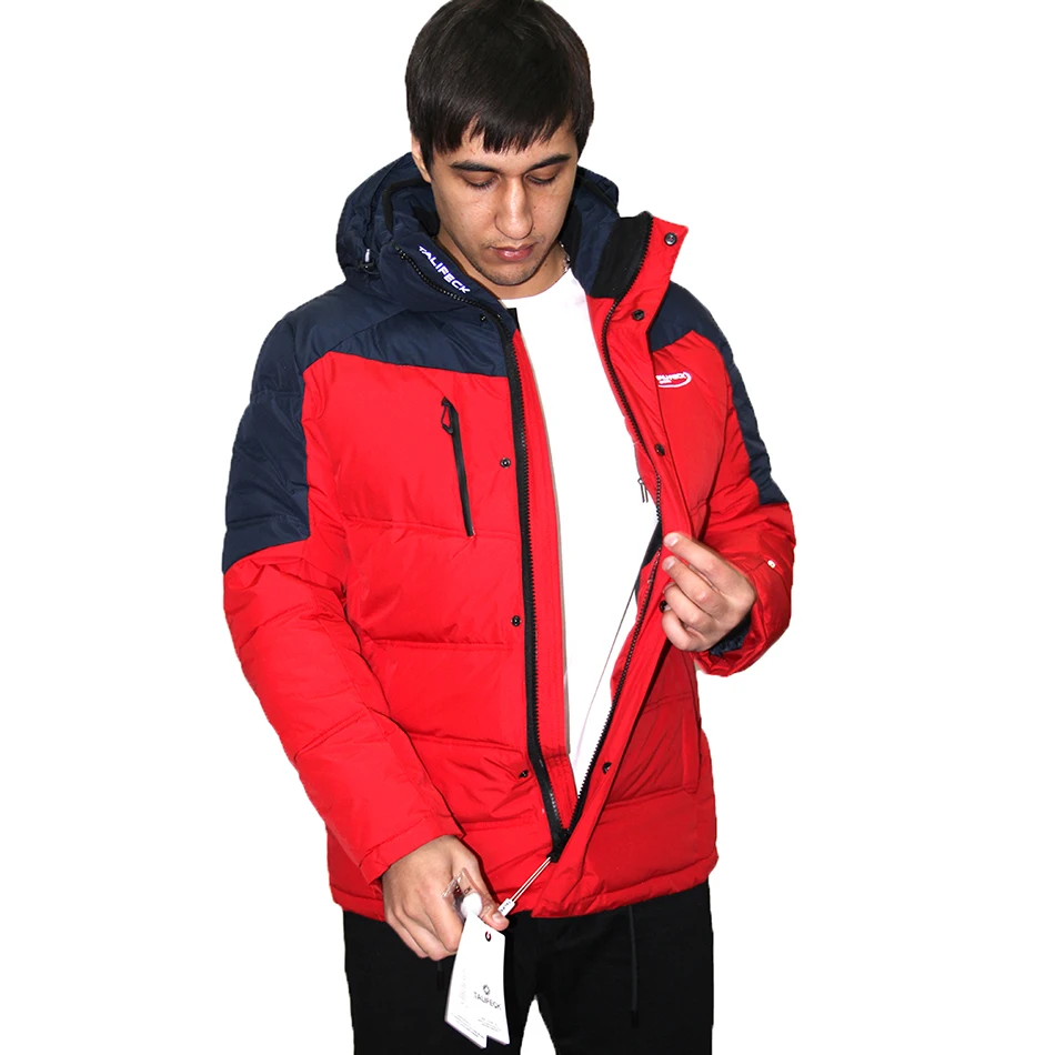 TALIFECK Men Winter Jacket High Quality Padded Jacket Quiltd Coat Patchwork Cotton Coat Parkas Homme European Size Men Clothes
