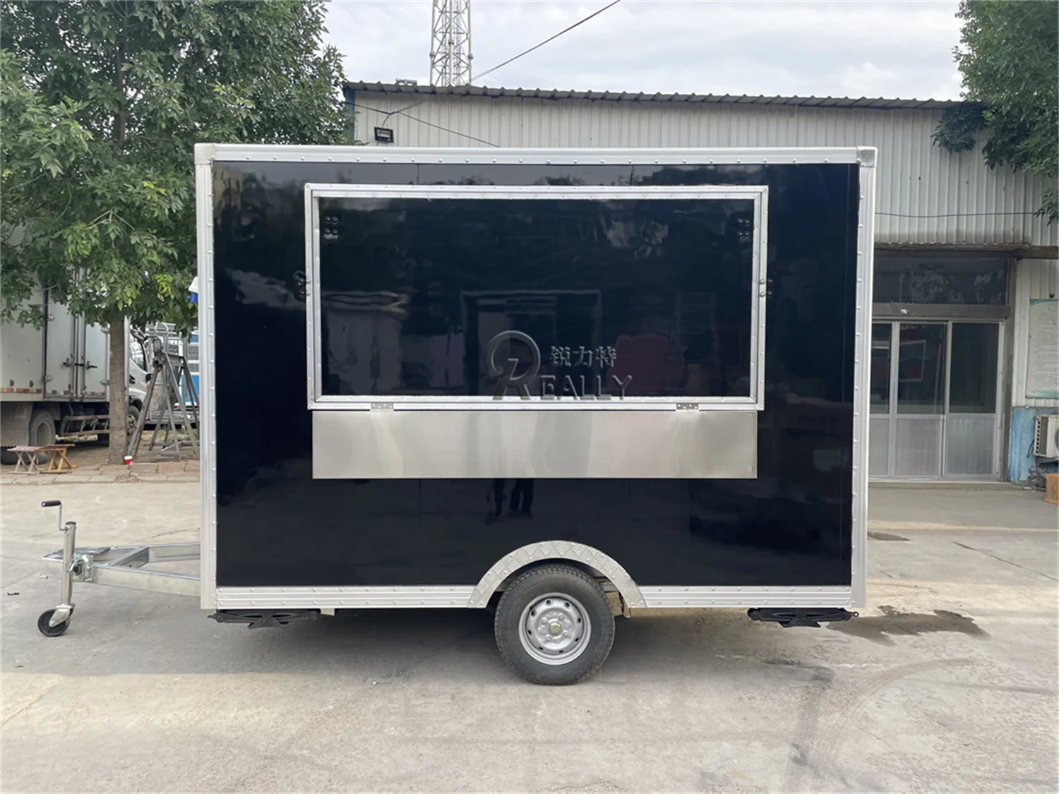 Ice Cream Kiosk Coffee Van Flower Dessert Candy Carts Fast Food Truck Vintage Mobile Bar Food Trailer