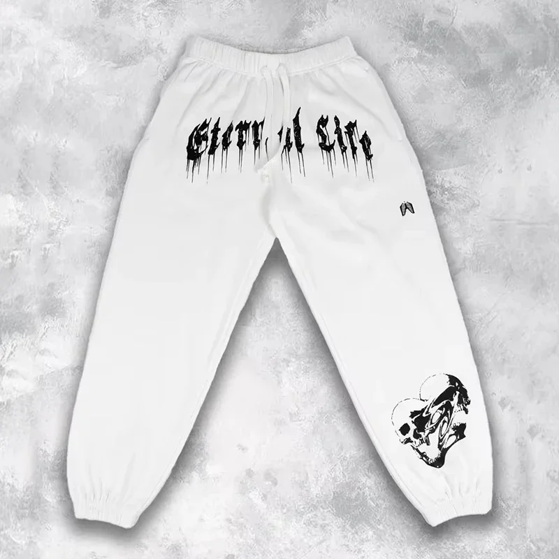 2025 ربيع جديد الرجال Sweatpants أوروبا والولايات المتحدة الرياضة الطويلة الترفيه اللياقة البدنية سروال التدريب رياضة رجل السراويل