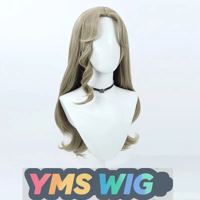 【YMS WIG】 Parrucca cosplay Identity V Little Girl Rolling Partner Realistico cuoio capelluto Colore lino