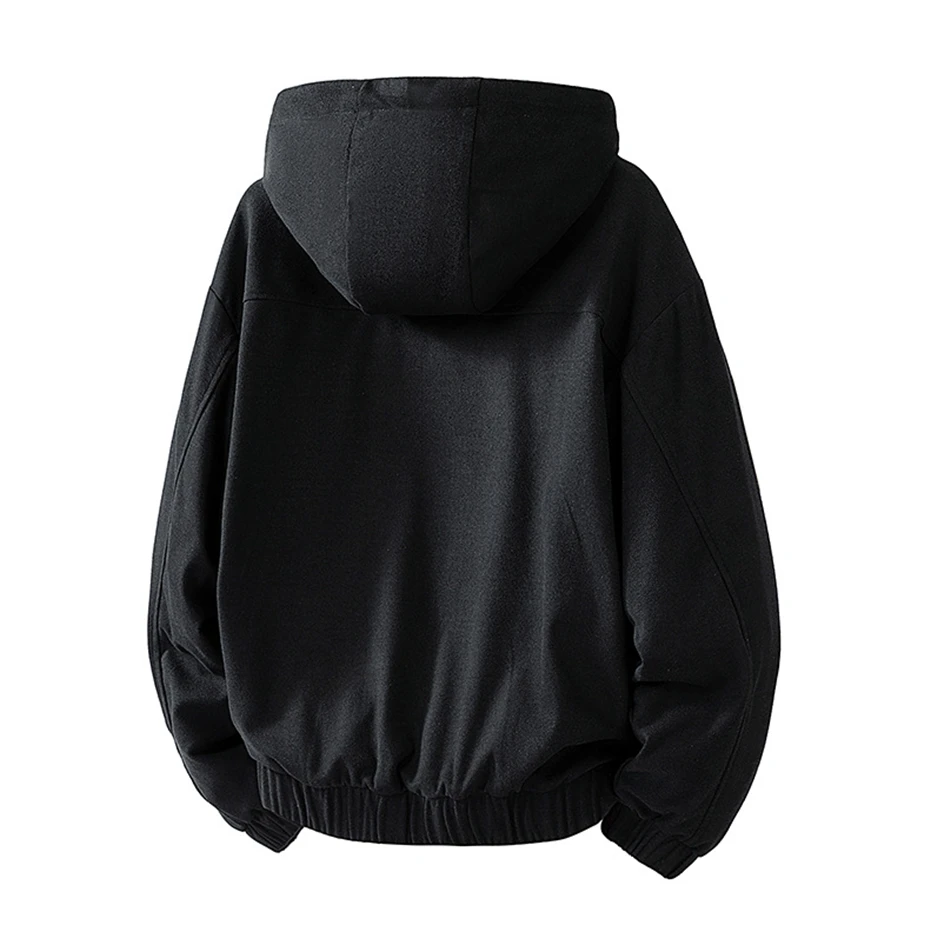 Half Zipper Hoodie Men Solid Color Sweatshirts Plus Size 8XL Hoodies Male Fashion Casual Spring Autumn Hoodie Big Size 8XL