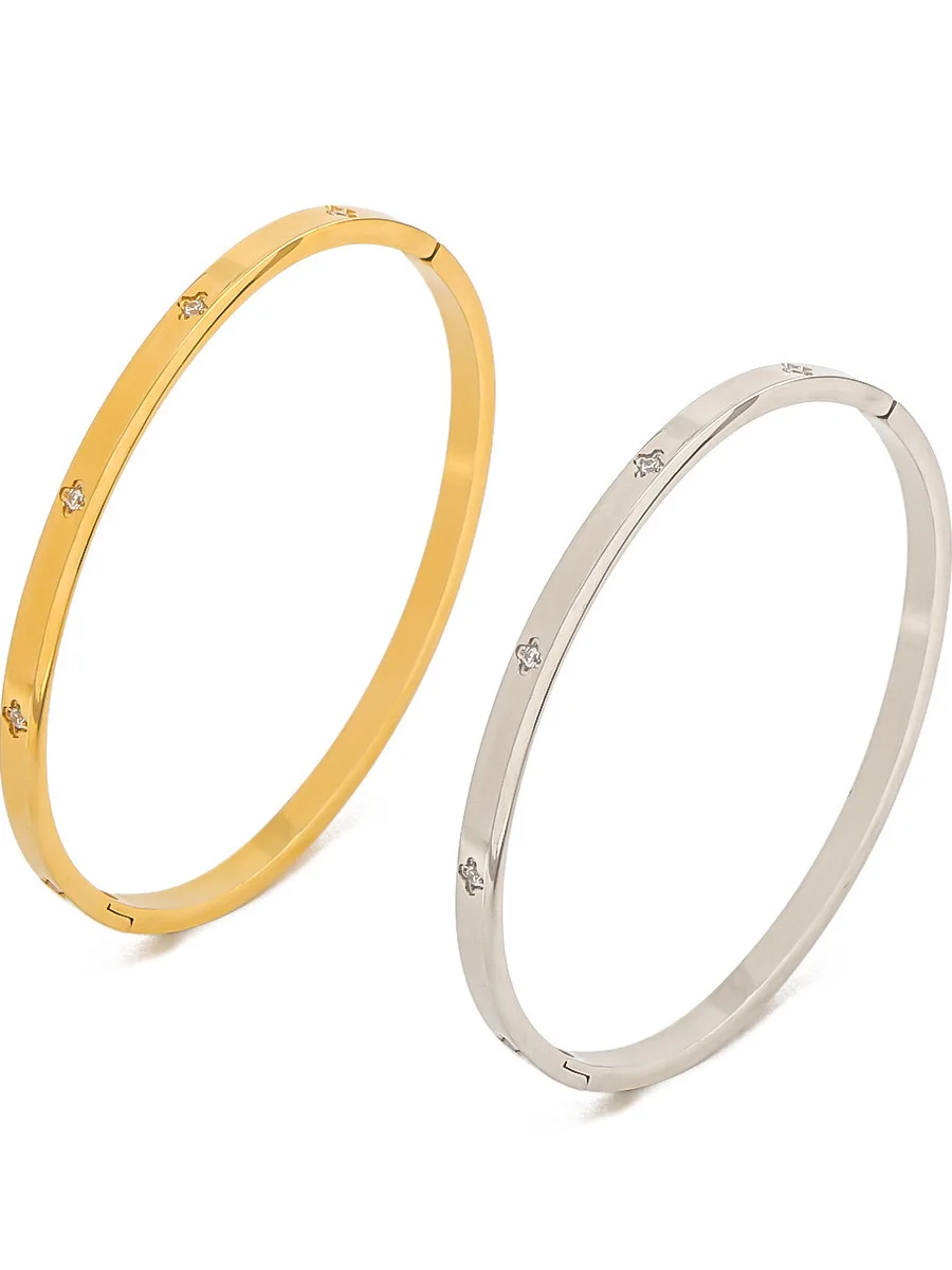 2025 Neues Faion-Armband aus Titanstahl für Damen, lichtecht, Luxus-Sensation, grenzüberschreitend, Bestseller, einfacher Sle-Schmuck