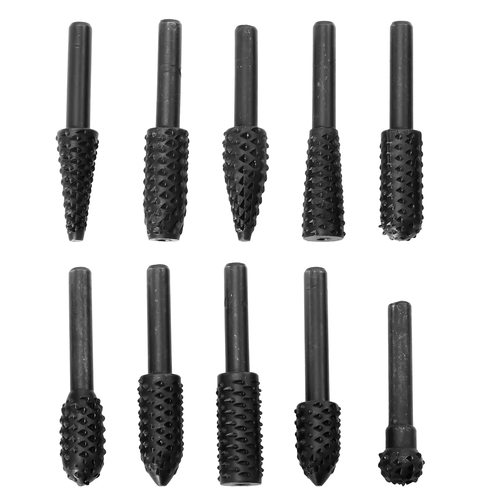 

10pcs Rotary File Kit High Grade Carbide Woodworking Drill Bit Electric Mill Tool for Polishing Plastic Copper
