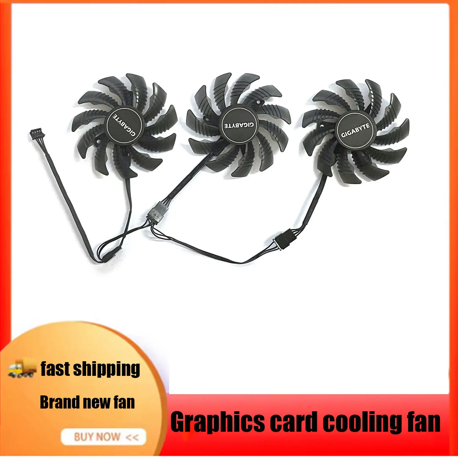PLD08010S12HH T128010SU RTX 3060 GPU Cooler For Gigabyte Gigabyte Geforce Rtx 3060 3070 Rtx 3060Ti 3070Ti Eagle Cooling Fan