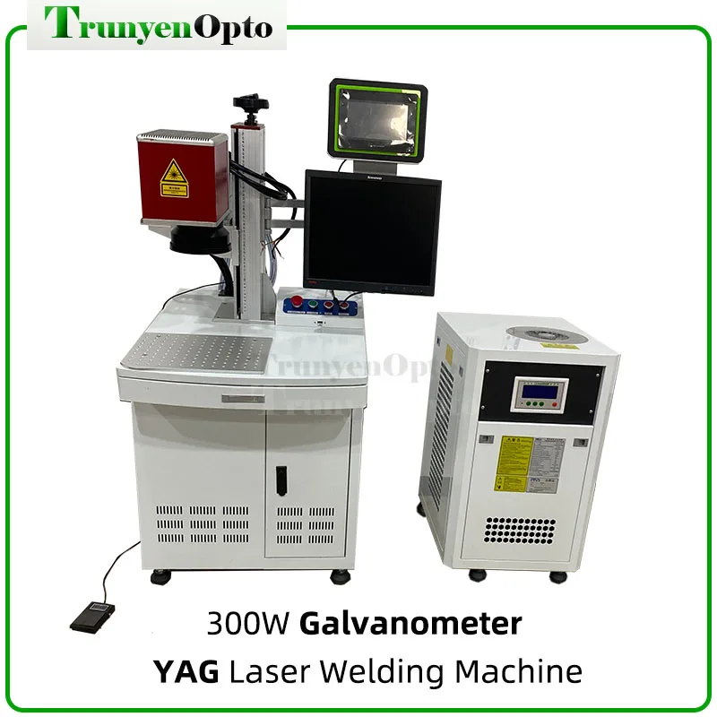 300W Galvanometer YAG laser welding machine galvo welder automatice fast welding for copper alloy, nickel alloy, stainless stee