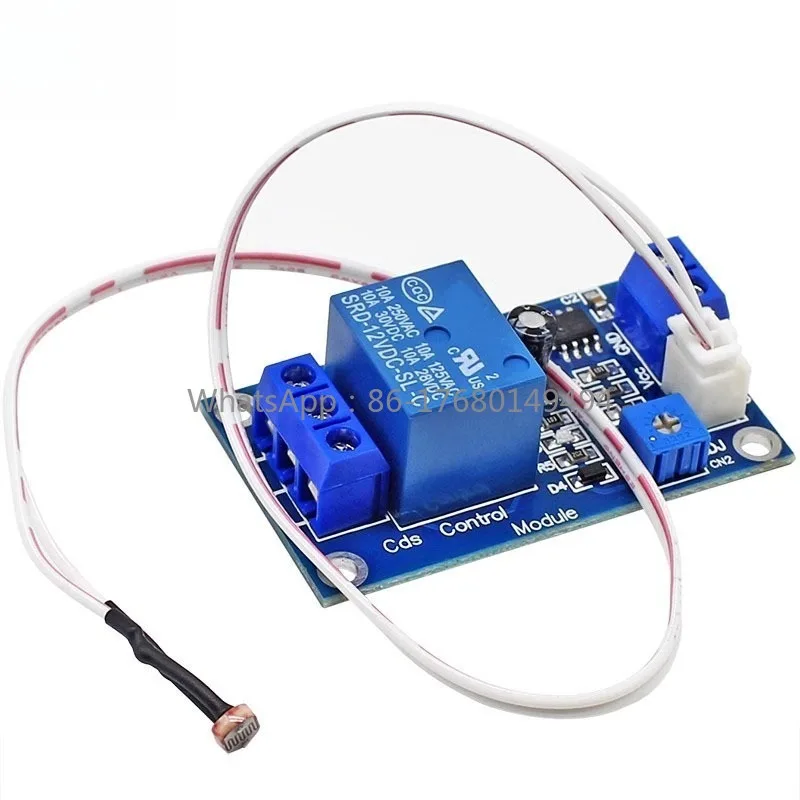 5V 12V 24V Light Sensing Switch Module Photoresistor Light Brightness Intelligent Light Control Relay Switch