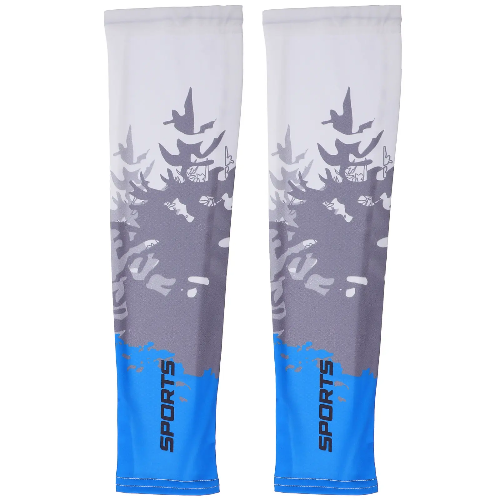 

Cooling Sun Protection Arm Sleeves Ice Silk Long Use UV Cuff For Hiking Running Outdoor Sports Gardening Basketball Team