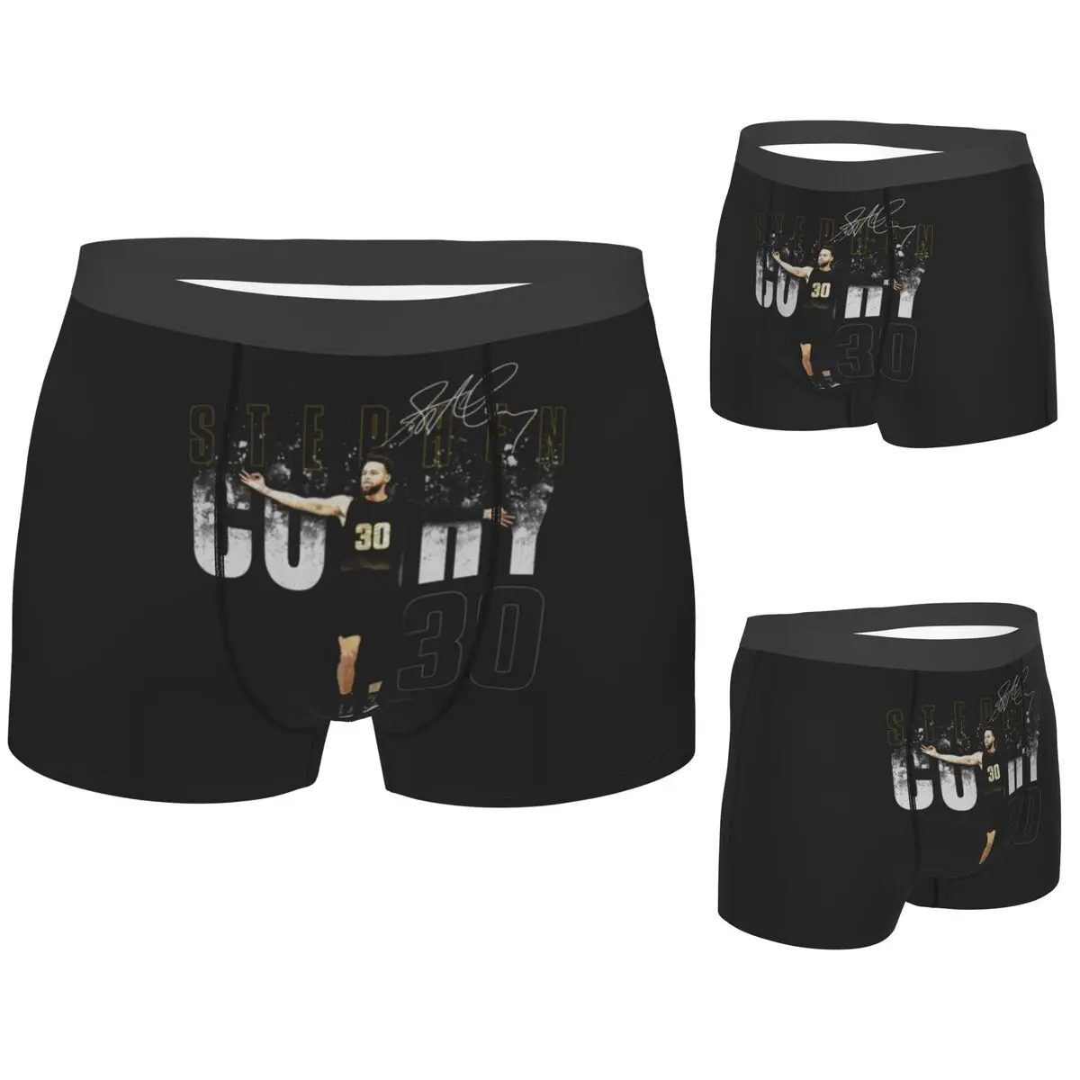Calzoncillos Boxer, pantalones cortos Steph Curry Golden State, bragas para disolver, ropa interior ventilada para hombre, regalo para novio