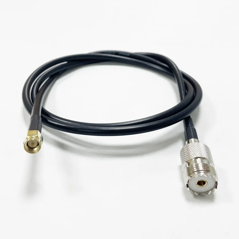SMA to SO 239 Adapter Cable SMA Male to UHF Female Coax Jumper Cable RG58