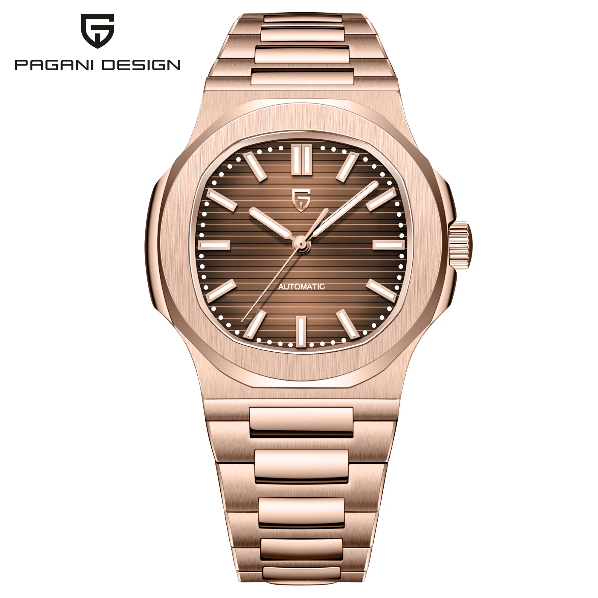PAGANI DESIGN 2025 New Men's Watches Luxury Automatic Watch For Men Mechanical 40MM WristWatch Stainless Steel AR Sapphire glass