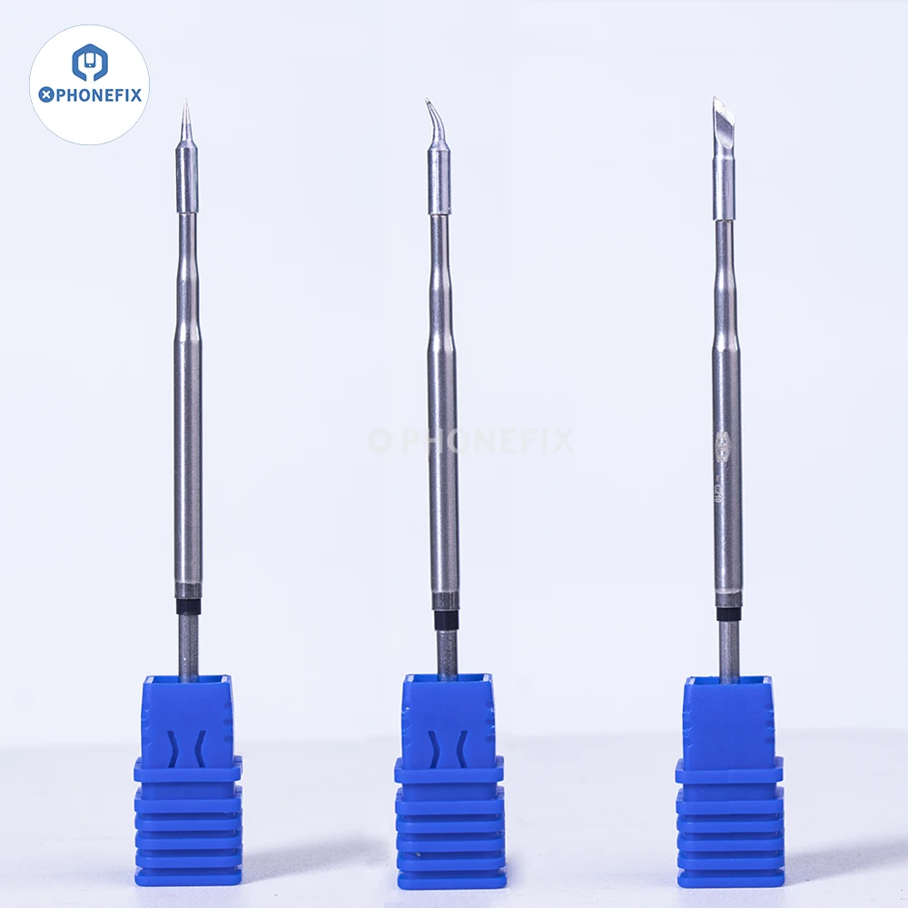 PHONEFIX OEM JBC C210 Soldering Iron Tips For JBC JC Aixun Aifen SUGON XSoldering i2C GVM T210 Professional Soldering Station