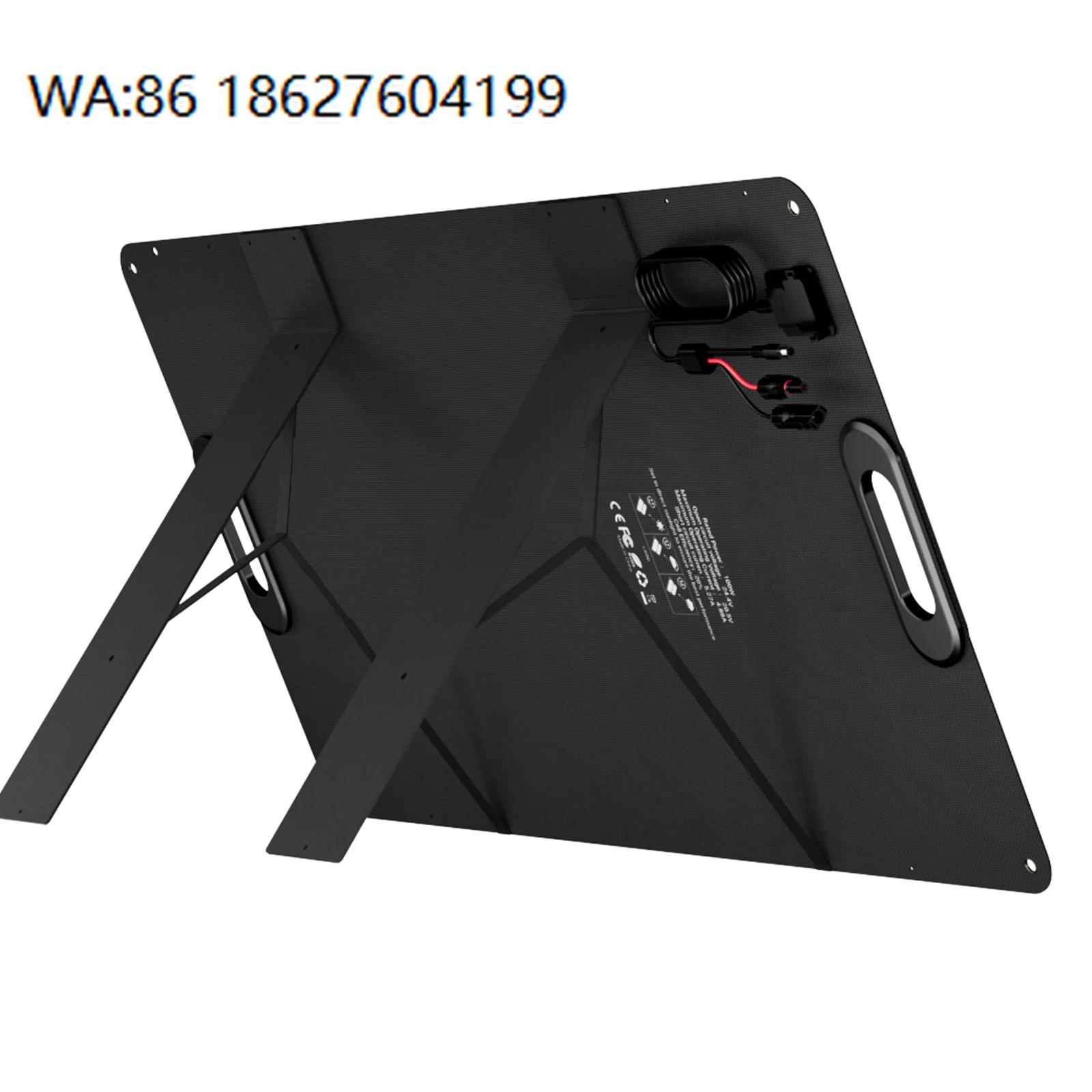 100W Small Size Outdoor Portable Foldable Solar Panel Camping 100W High Power Monocrystalline Solar Charger Panel