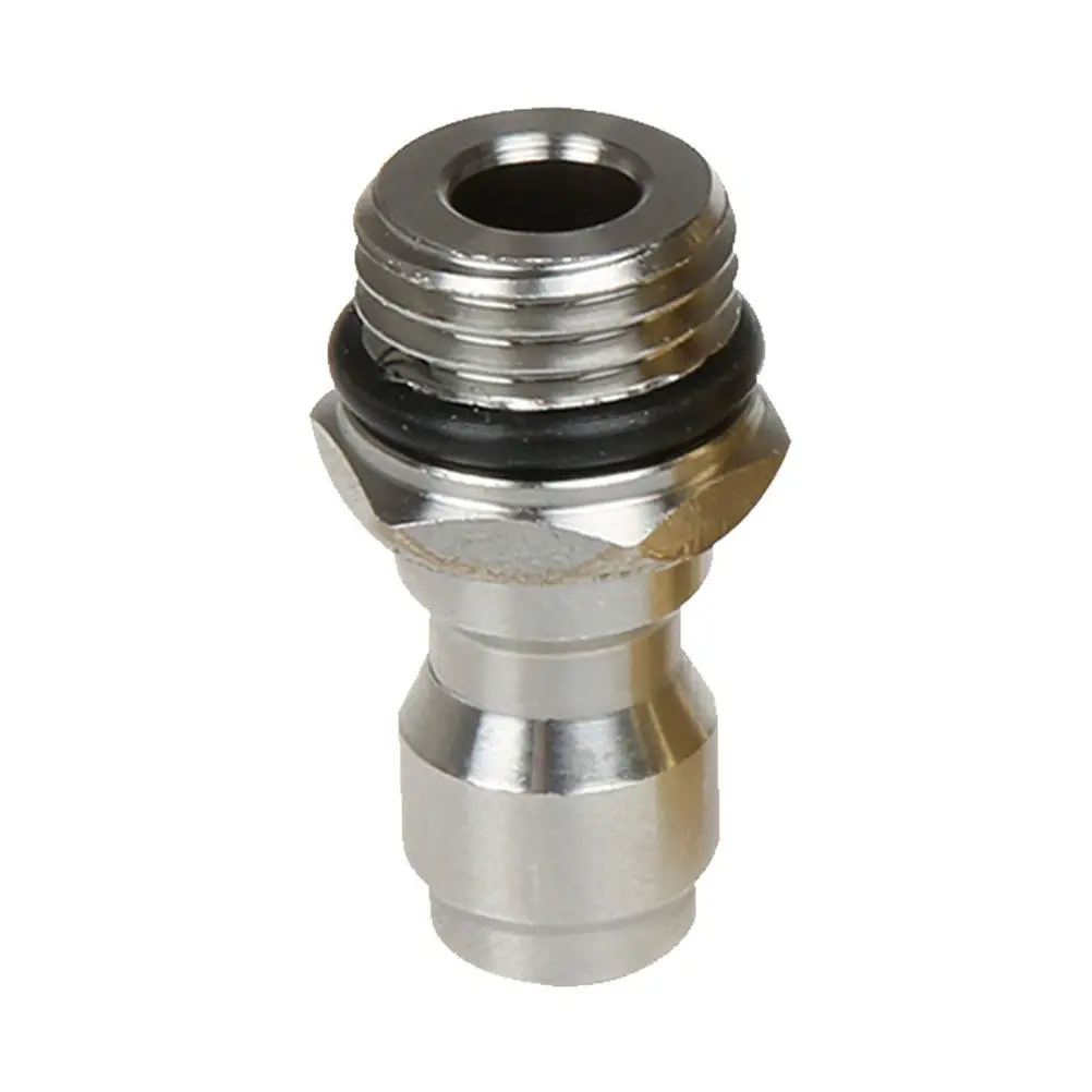 

2 шт. быстроразъемные соединители из нержавеющей стали 14 мм для шлангов высокого давления, пистолетов-распылителей, шаровых кранов и телескопических штанг