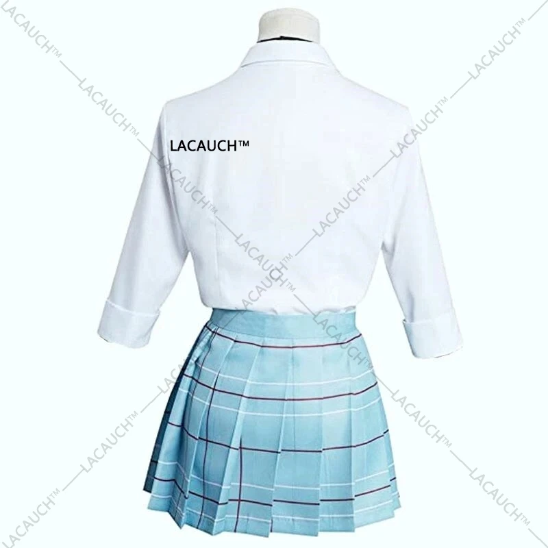Marin Kitagawa Cosplay Anime My Dress Up Darling Marin Kitagawa Cosplay Kostüm Kleider Schuluniform Perücken Halloween Anzug Mädchen