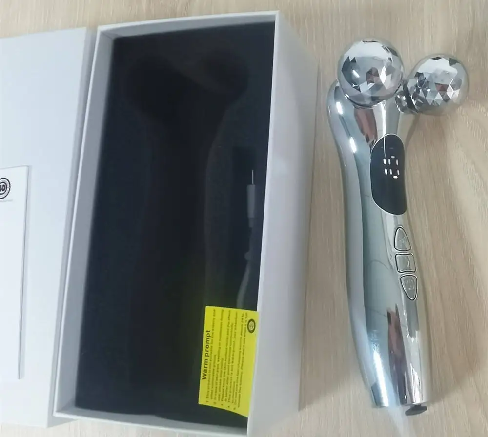 Microstroom Facial Roller Afslankapparaat Face Lift Massager Huidverstrakkingstool Elektrische verjonging voor thuisgebruik