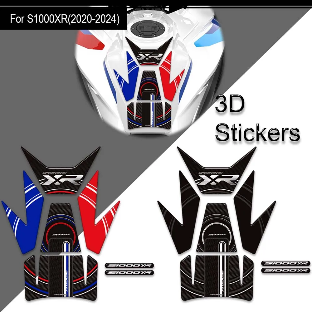 Motorfiets Accessoires Decals Voor Bmw S1000XR M1000 M1000XR 2020-2024 Fishbone Stookolie Tank Pad Bescherming 3D Stickers