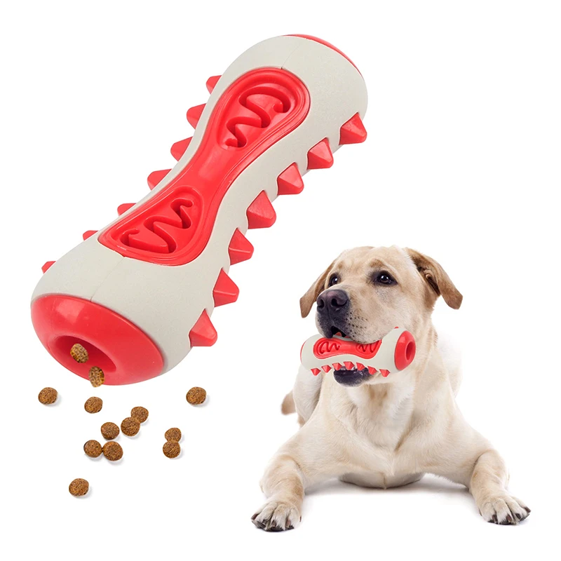 

Fashionable Multicolored Dog Chew Stick Dental Care Cleaning Leakage Training Dog Toys Indestructible Dog Toothbrush Supplies