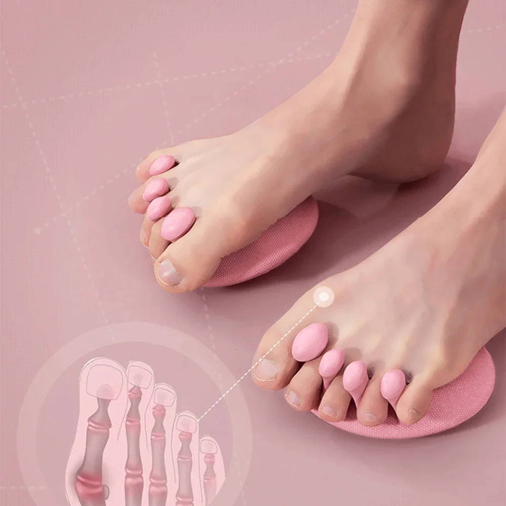 

2Pcs Arch Foot Trainer Fitness Leg Toes Plantar Function Exerciser Thumb Valgus Corrector Toe Splints Buttocks Arch Trainer