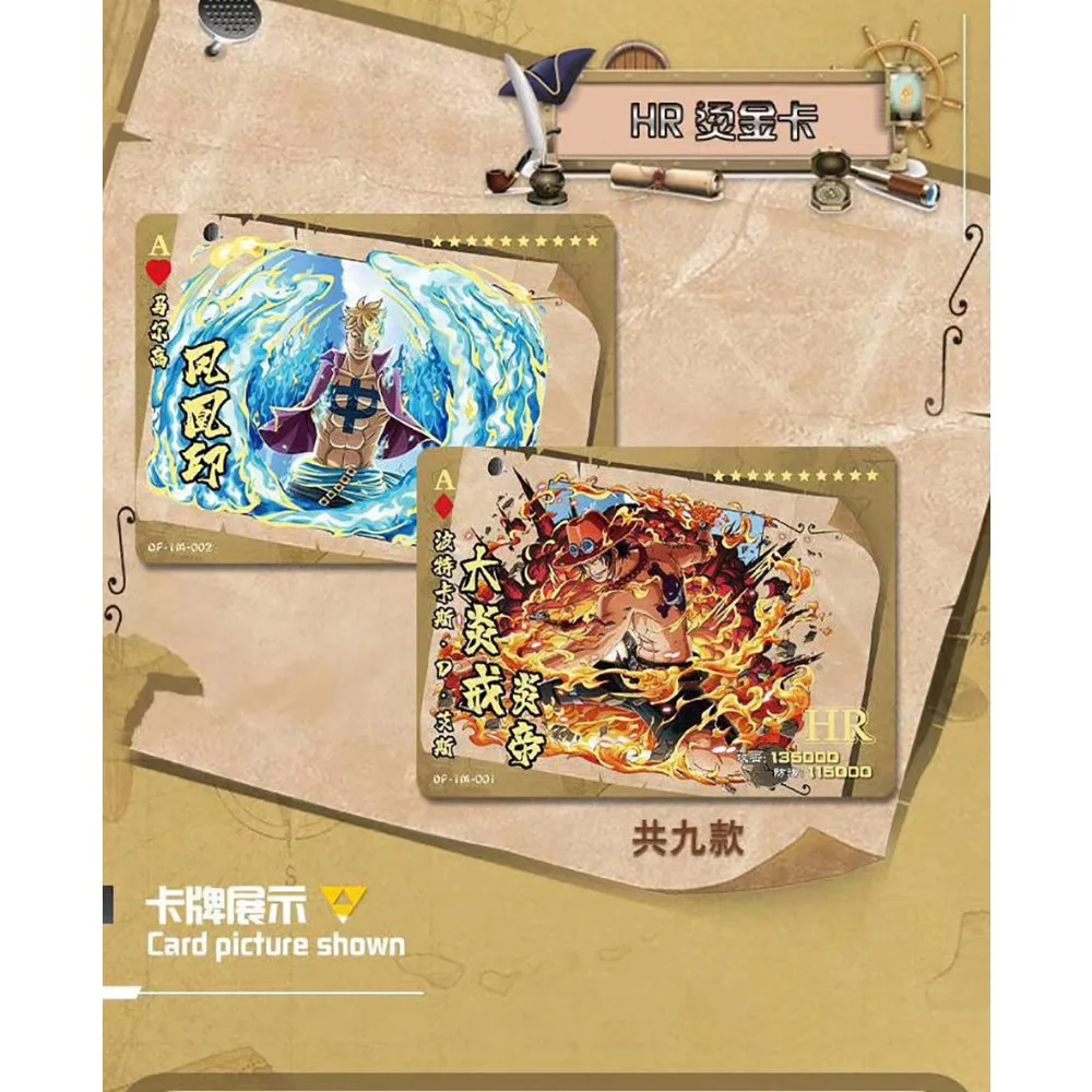 ONE PIECE Collection Card For Children Super Burning Blood Anime Monkey D.Luffy Roronoa Zoro Nami Limited Game Card Kids Gifts